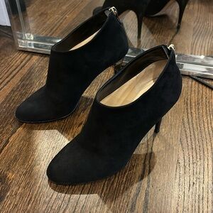 Jimmy Choo black suede booties